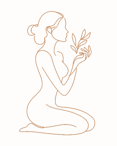抒沁 Spa 線條插圖